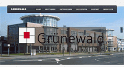 Desktop Screenshot of gruenewald-bau.de